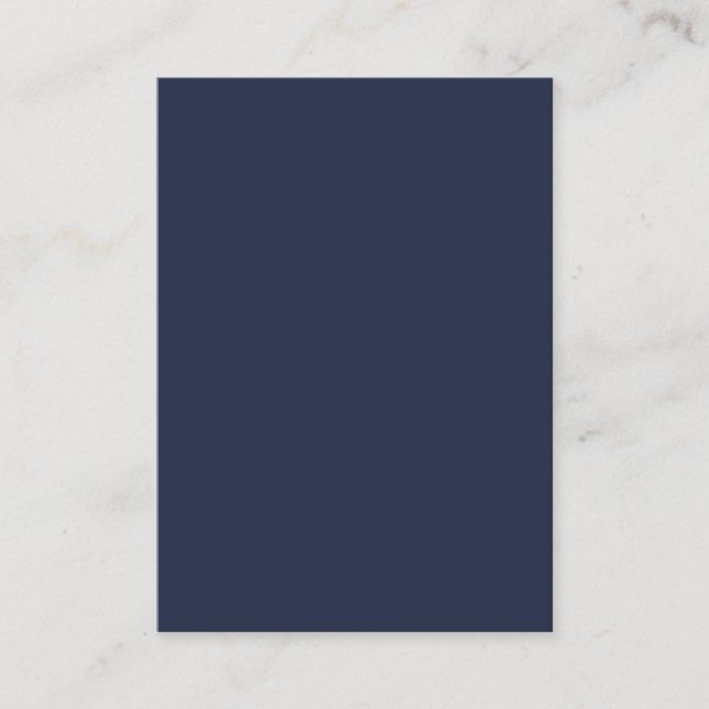 Carte De Placement Navy Blue (Devant)