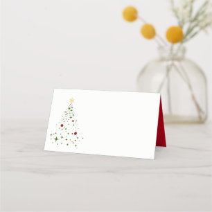 Carte De Placement Nom Carte Place-Christmas Tree Carte Place