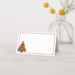 Carte De Placement Nom Carte Place-Christmas Tree Carte Place
