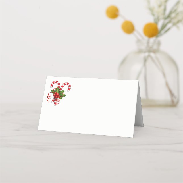Carte De Placement Nom de la fête de Noël Carte Place (Devant)