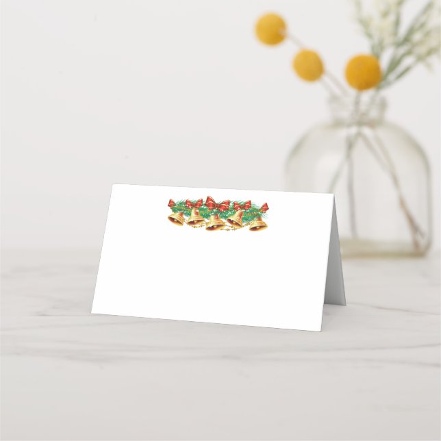 Carte De Placement Nom de la fête de Noël Carte Place (Devant)