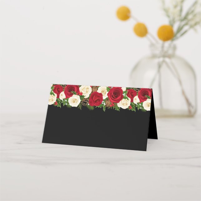 Carte De Placement Nom de la fête de Noël Carte Place (Devant)