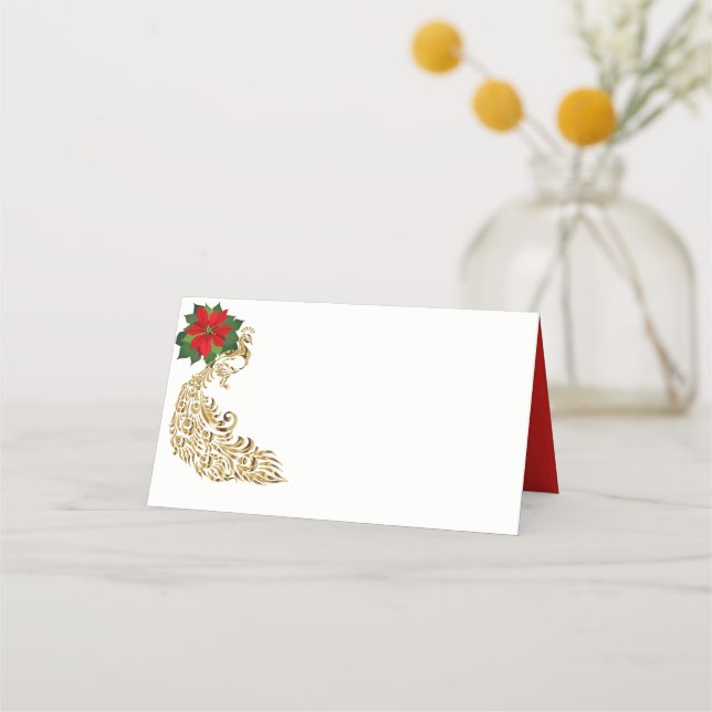 Carte De Placement Nom de la fête de vacances Place Card (Devant)