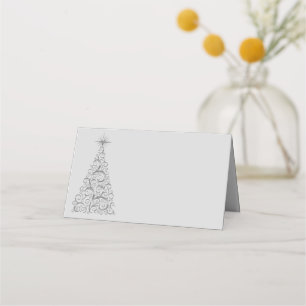 Carte De Placement Nom Place Card-Christmas Tree