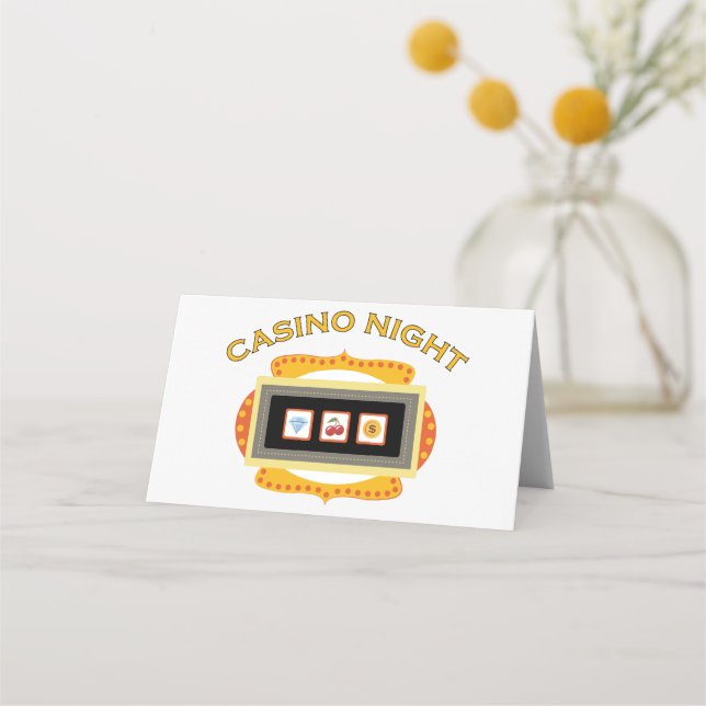 Carte De Placement Nuit du casino (Devant)
