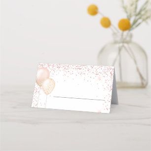 Carte De Placement Occasion spéciale Parties scintillant rose