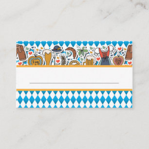 Carte De Placement Oktoberfest Party Place Card