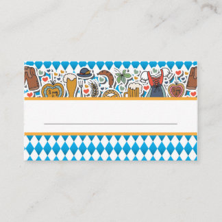 Carte De Placement Oktoberfest Party Place Card
