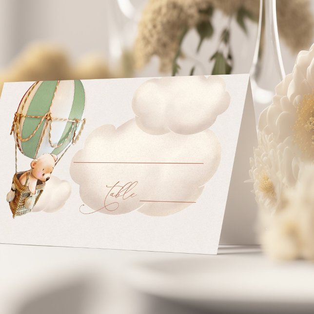 Carte De Placement On Peut Attendre ! Carte baby shower (Créateur téléchargé)