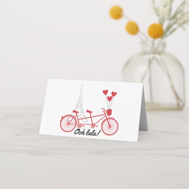 Carte De Placement Ooh La La La (Devant)