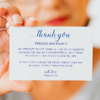 Panier cadeau Merci bleu Mariage d'hébergement