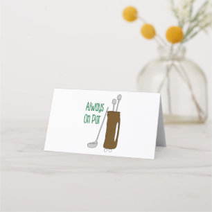 Carte De Placement Par le golf