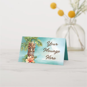 Carte De Placement Parti Tropical Tiki