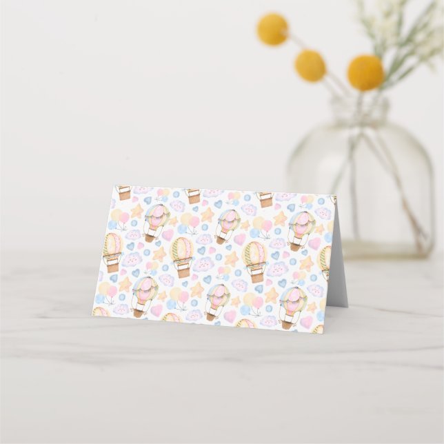 Carte De Placement Patters de Whimsical Watercolor (Devant)