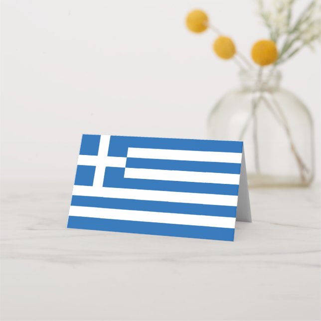 Carte De Placement pavillon de la Grèce (Devant)