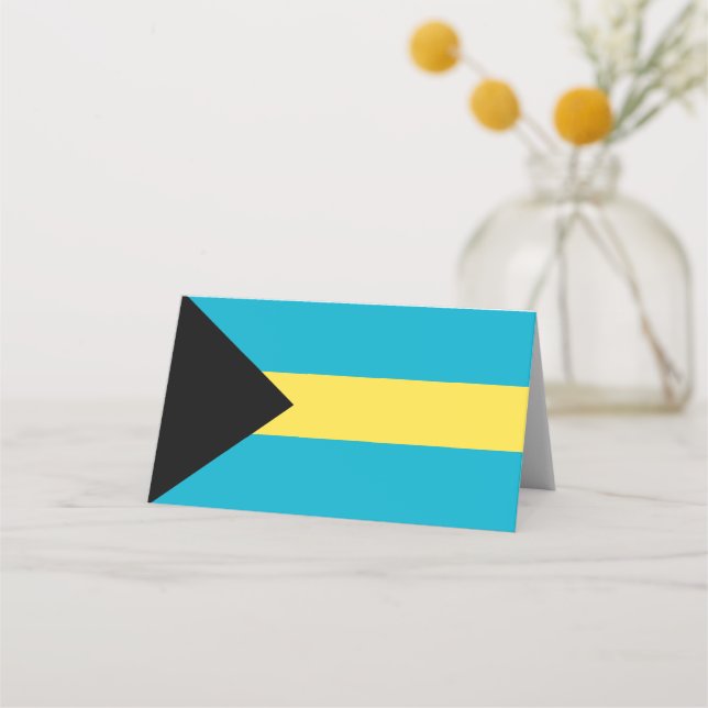Carte De Placement pavillon des Bahamas (Devant)