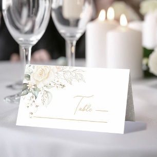 Carte De Placement Pearl Blush Floral Elegance Mariage ID989