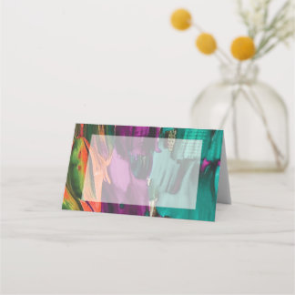 Carte De Placement Peinture Abstraite acrylique