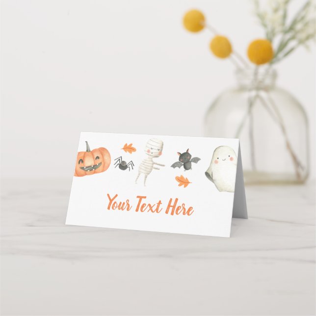 Carte De Placement Petite carte de place pliée Baby shower de caisse (Devant)