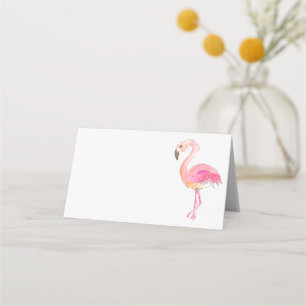 Carte De Placement Pink flamingo joli animal
