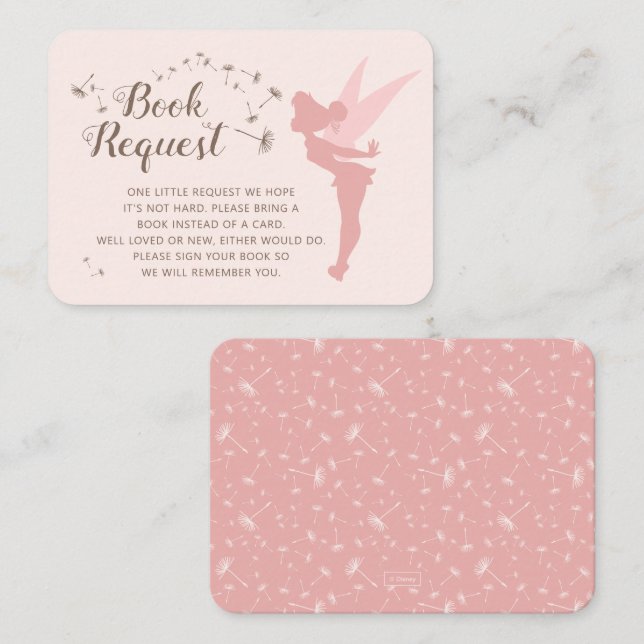 Carte De Placement PinkTinker Demande de livre Bell Insérer (Devant / Derrière)