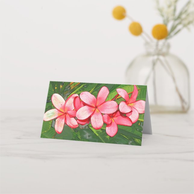 Carte De Placement Plumerias (Devant)