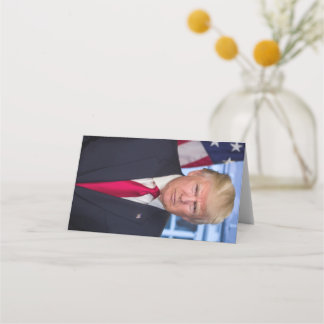 Carte De Placement Portrait officiel de Donald Trump