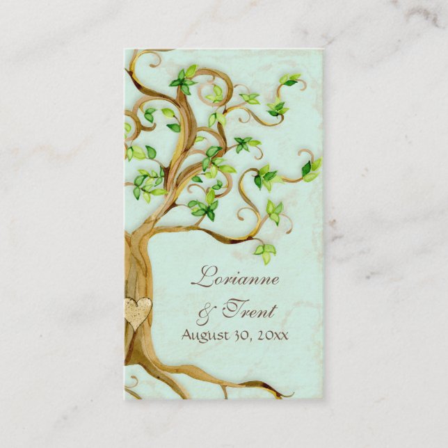 Carte De Placement Racines de l'arbre de rotation Antique Tan Escort  (Devant)