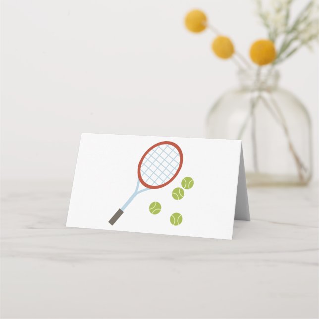 Carte De Placement Raquette et balles (Devant)