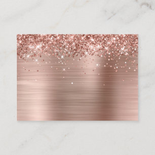 Carte De Placement Rose Gold Pailleté Vierge Mighty