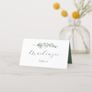 Carte De Placement Rosemaire aquarelle