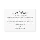 Sac cadeau de bienvenue Mariage moderne