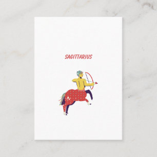 Carte De Placement Sagittaire rose, zodiaque, signe du zodiaque