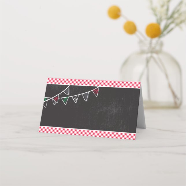 Carte De Placement Saint Cannoli Table Tente ou Buffet Étiquettes (Devant)