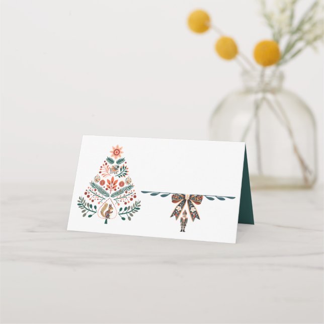 Carte De Placement Scandinavian Christmas (Devant)