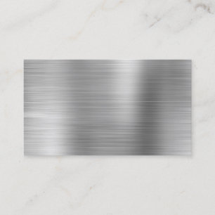 Carte De Placement Silver Metallmer Foil Blank
