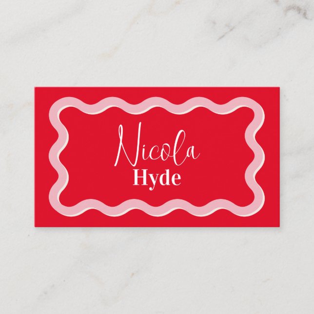 Carte de placement simple (Devant)