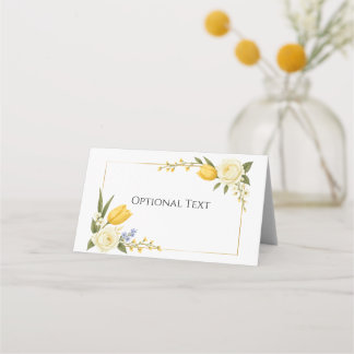 Carte De Placement Spring Botanical Place Card