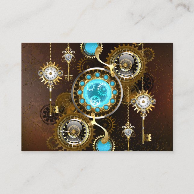 Carte De Placement Steampunk Rusty Background (Devant)