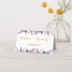 Carte De Placement Superbe Vignoble Lilac Mariage Siège
