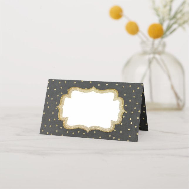 Carte De Placement Tableau de bord et Mariage d'or Plaqué (Devant)