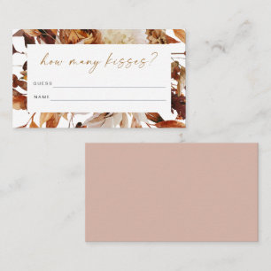 Carte De Placement TALIA Boho Chute Combien De Baisers Fête des marié