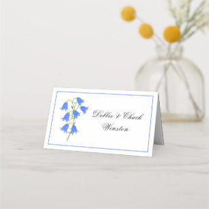 Carte De Placement Tente de carton de placement Fleurs de Jacinthe de