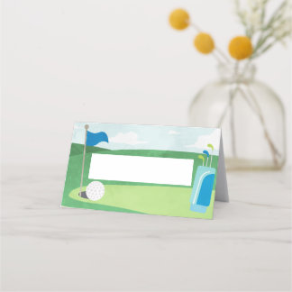 Carte De Placement Trou en un Anniversaire Cartes, Golf
