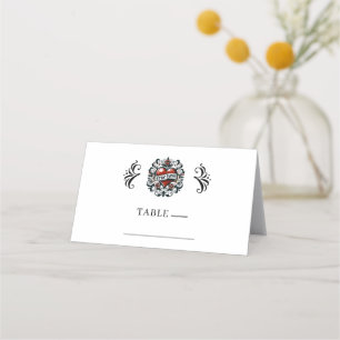 Carte De Placement True Love Coeur Tattoo Sticker Mariage Carte Place