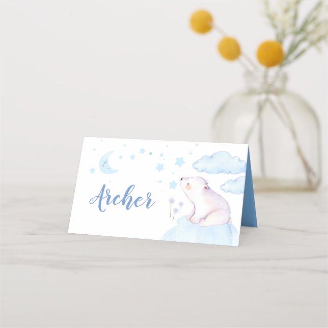 Carte De Placement Twinkle scintiller petite carte de place étoile (Devant)
