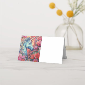Carte De Placement Unicorne magique