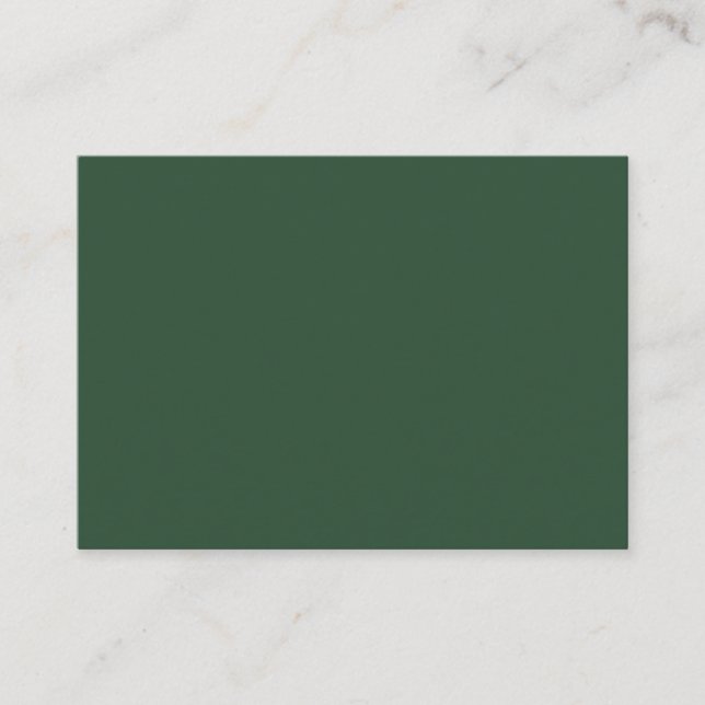 Carte De Placement Vert Pin (Devant)