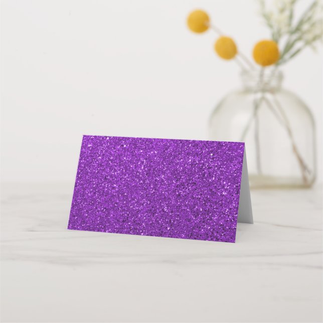 Carte De Placement Vide Grenier Violet (Devant)
