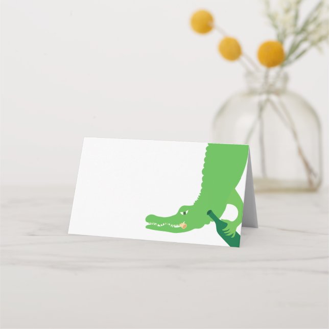 Carte De Placement Vin Alligator (Devant)